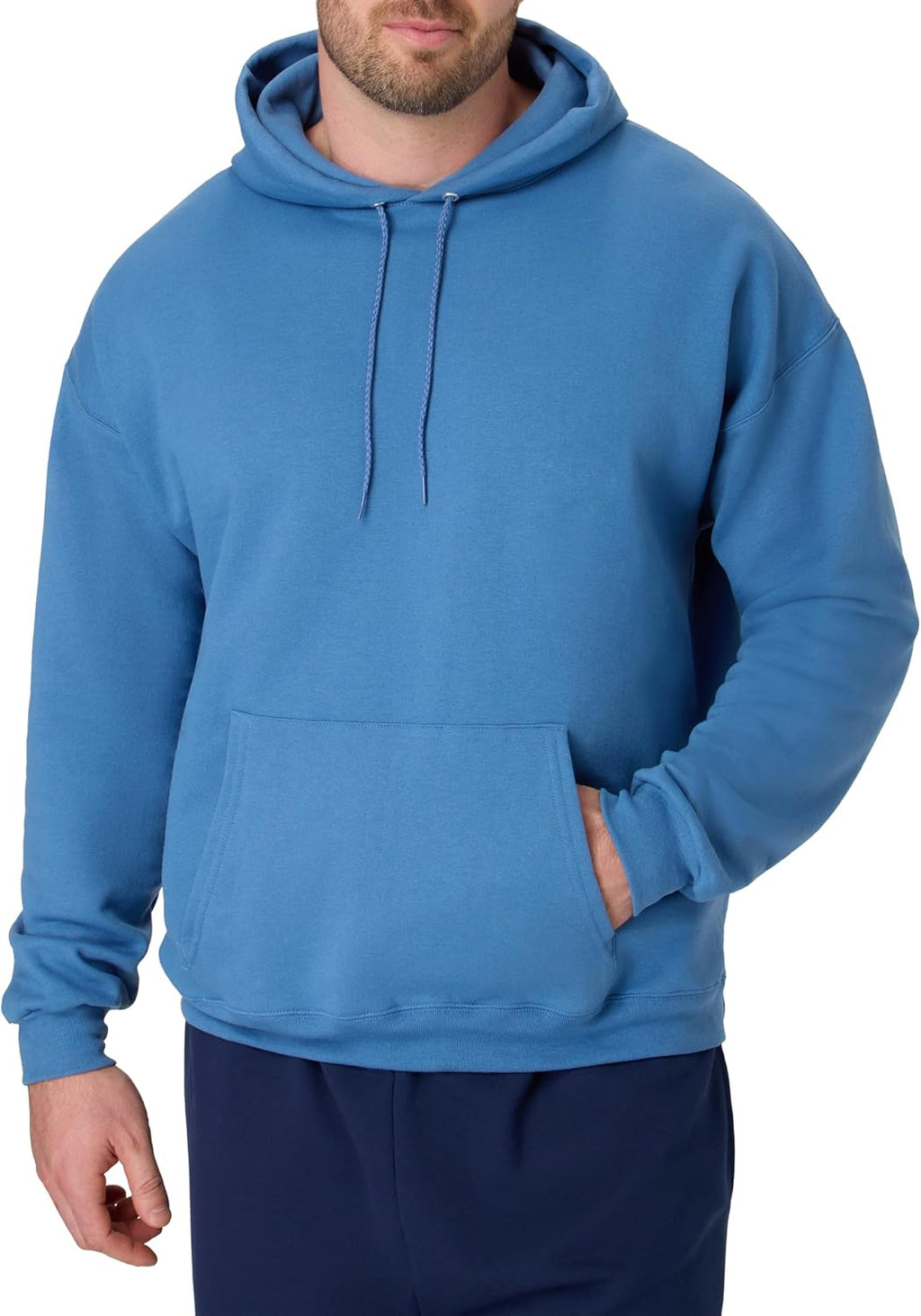 Hanes Men's Hoodie - EcoSmart Fleece Hooded Sweatshirt for Men & Women - Midweight Fleece - Big & Tall Available